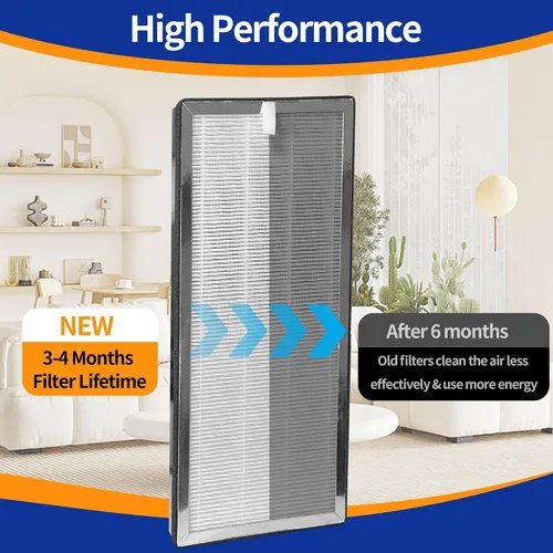Vista 7 de 40 filtros de repuesto H13 HEPA filtro compatible con purificador de aire Ma-dify 40 filtros 3 en 1 que contiene carbón activado de alta eficiencia