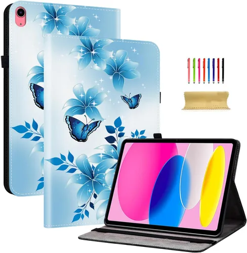 Vista 29 de Dteck Funda delgada para Apple iPad mini de 8.3 pulgadas (A17 Pro), Mini (6ª generación) de 8.3 pulgadas con función de encendido automático