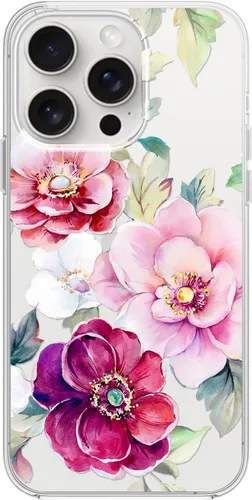 Vista 8 de Blingy's Funda para iPhone 15 Pro Max, bonito diseño de algodón de azúcar, diseño divertido de comida dulce, funda protectora transparente de TPU