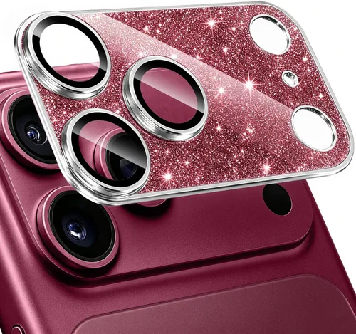 Vista 11 de Protector de lente de cámara para iPhone 13 & iPhone 13 Mini, brillante con diamantes de imitación 3D con purpurina, cubierta de cámara de vidrio