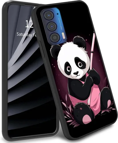 Vista 15 de Funda delgada para Moto Edge 2021 TPU con diseño de hojas de arte, cubierta de protección de cuerpo completo de goma de gel suave para Motorola Edge