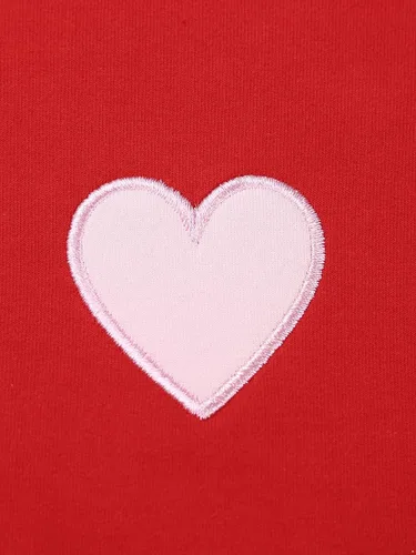Vista 6 de Kaerm Disfraz de tutú de tul de princesa con estampado de corazón y manga larga para niñas