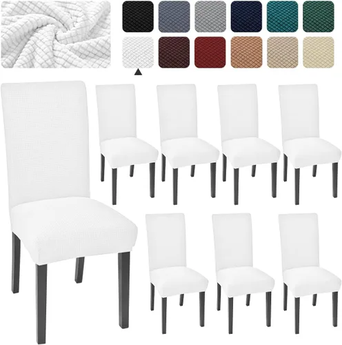 Vista 33 de Juego de 4 fundas para sillas de comedor y cocina, fundas para sillas de comedor, color negro