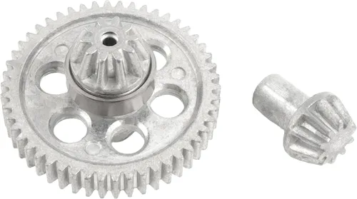 Vista 2 de Para H16BM RC Car Main Drive Shaft 16401 & Gear 16402 Accesorios Reemplazo Piezas de repuesto para H16BM H16GT H16DR JC16EP H16R H16E 16208 16209