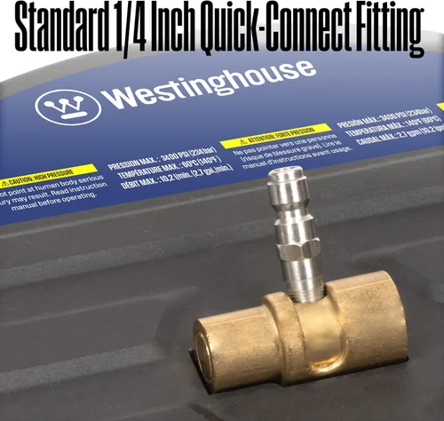 Vista 3 de Westinghouse Accesorio universal para limpiador de superficies de hidrolavadora de 15 pulgadas - 3400 PSI máximo, conector de 1/4 pulgadas