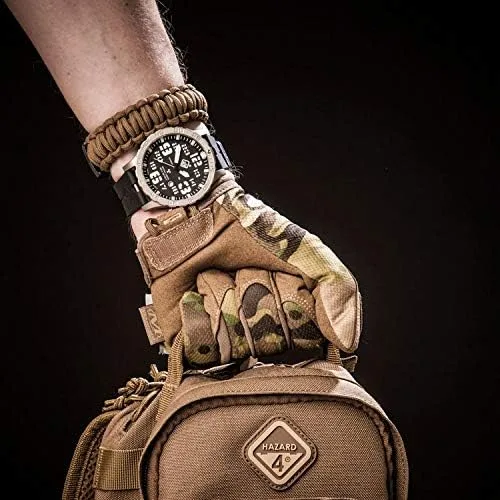 Vista 3 de HAZARD 4 Heavy Water Diver(TM) Titanium Tritium Dive-Watch (R) BLK PVD, Earth DialBLK Graphics - GGYG