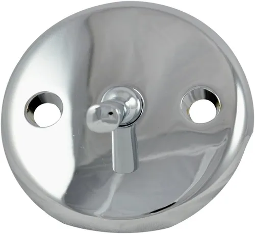 Vista 2 de Danco Placa de desbordamiento para bañera con palanca de viaje, 2 pulgadas, cromo (80991)