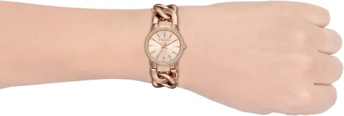 Vista 5 de Michael Kors Lady Nini - Reloj de cadena para mujer movimiento de cuarzo de 3 manos con bisel de cristal