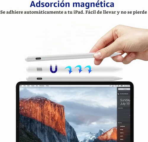 Vista 5 de Lápiz óptico para tabletas Android, teléfonos, lápiz capacitivo para Samsung iPhone, bolígrafos universales activos para iOS/Android, la mayoría