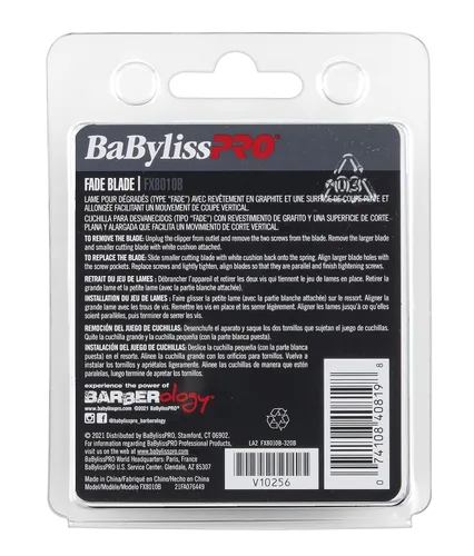 Vista 4 de BaBylissPRO Cuchillas de repuesto para cortaúñas FX870, FX825, FX673 y la mayoría de sistemas de cuchillas de 2 agujeros