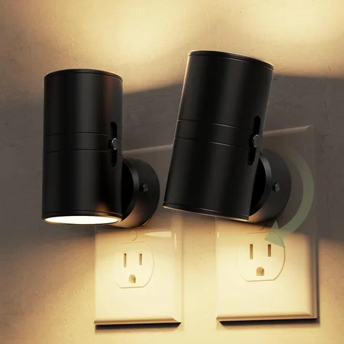 Vista 8 de L LOHAS LED Luz nocturna, luces nocturnas que se enchufan a la pared, 5 5 ct.