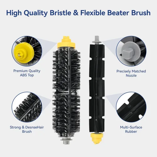 Vista 6 de Kit de accesorios de repuesto para iRobot Roomba 600 Series 694 675 692 676 695 677 671 655 645 690 680 660 650 620 614 y 500 Series 595 585 564 - 6