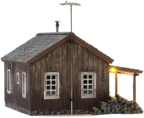Vista 4 de WOODLAND SCENICS Cabina rústica HO Scale