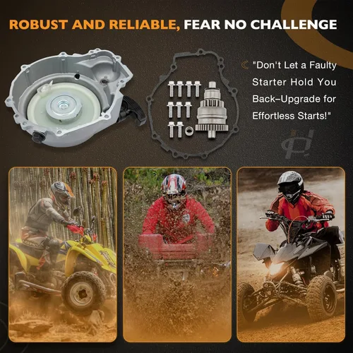 Vista 3 de Estuche de arranque de retroceso 3090085 y arrancador SMU5003, compatible con Polaris Sportsman 500/400/450, Magnum 500/330, Scrambler 500, ATP