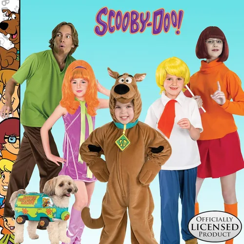 Vista 4 de Disfraz de mameluco Scooby-Doo, Multicolor
