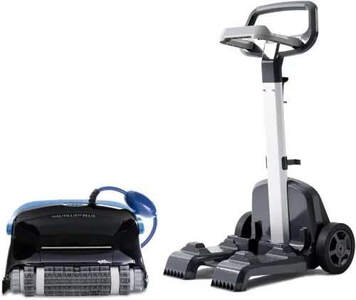 Vista 39 de Dolphin E10 - Aspiradora robótica automática para piscina, cepillo de limpieza activo, acceso a filtros de carga superior, ideal para piscinas sobre