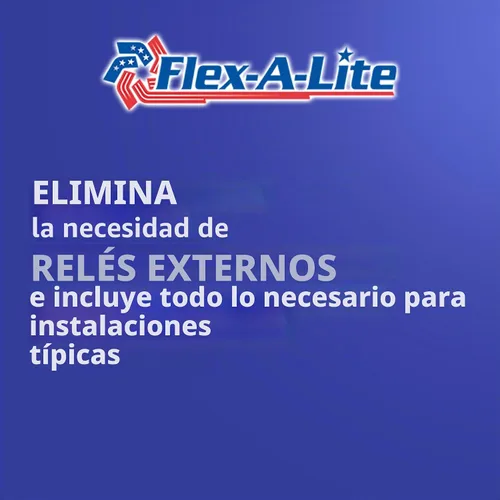 Vista 8 de Flex-A-Lite Controlador de ventilador eléctrico compacto y ajustable y kit de relé con sonda de temperatura roscada, controlador de ventilador