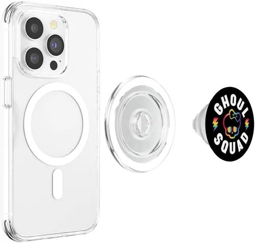 Vista 4 de Monster High Pride - PopSockets MagSafe PopGrip de Rainbow Ghoul Squad para iPhone