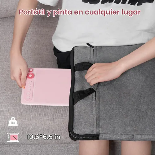 Vista 6 de Parblo Intangbo X7 Tableta de Dibujo 7.2x4.5 pulgadas Tabletas Gráficas, Tableta de Dibujo Digital con Interruptor de Modo, 6 Teclas Personalizadas