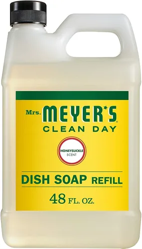 Vista 10 de MRS. MEYER'S CLEAN DAY - Repuesto de jabón líquido para platos, albahaca, 48 onzas líquidas