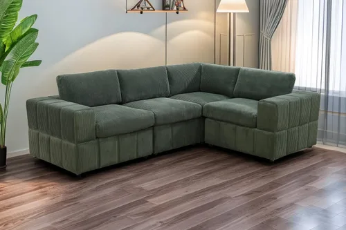 Vista 24 de A Ainehome Juego de sofá modular modular con otomanas de gran tamaño en forma de U, sofá modular de 7 asientos con tumbonas reversibles para sala