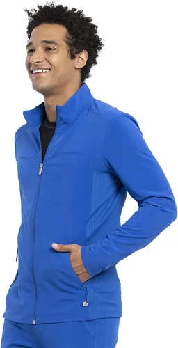 Vista 3 de Cherokee Infinity CK332A - Chaqueta quirúrgica con cremallera frontal para hombre