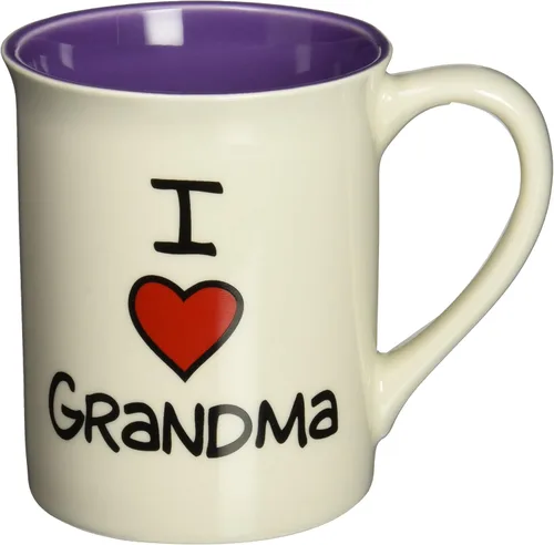 Vista 7 de Taza de gres Our Name is Mud "I Heart Dad", 16 oz.