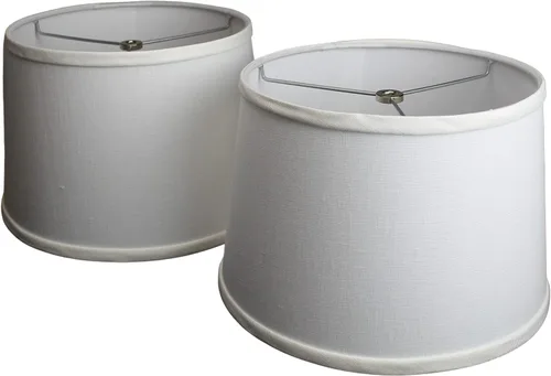Vista 36 de FenchelShades.com - Juego de 2 pantallas de lámpara de 10 pulgadas de diámetro superior x 12 pulgadas de diámetro inferior x 8 pulgadas de altura