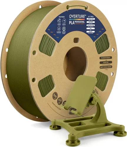 Vista 42 de Overture PLA Plus (PLA+) Filamento de 1/16 pulgadas, dureza mejorada con rollo PLA, con superficie de construcción 3D de 7.87 × 7.87 pulgadas, PLA