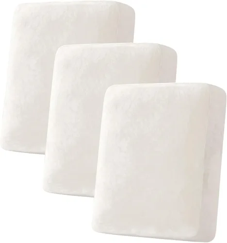 Vista 227 de H.VERSAILTEX Funda de cojín elástica de terciopelo para sofá, funda de cojín de felpa para cojines de silla, protector de muebles, cojín de asiento
