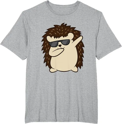 Vista 47 de Dabbing Hedgehog Funny Hedgehog Camiseta S