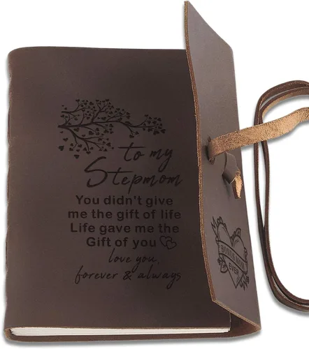 Vista 18 de Diarios de cuero personalizados para cuadernos bíblicos cristianos personalizados de 5 x 7 pulgadas, cuaderno de bocetos, diario de viaje, regalos