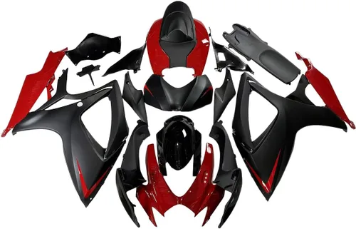 Vista 21 de Kit de Carenado Verde Militar de Inyección ABS Apto para 2006 2007 Suzuki GSXR600 GSXR750 K6 06 07 GSX-R600 GSX-R750 2006-2007 Conjunto