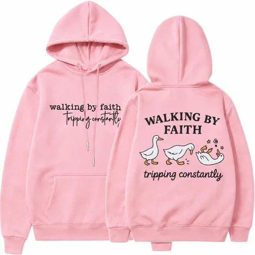 Vista 8 de BANGELY Sudadera Fe Sobre el Miedo para Mujeres, Sudadera Cristiana con Gráfico, Dichos Religiosos Cristianos, Jersey de Biblia, Tops de Pullover