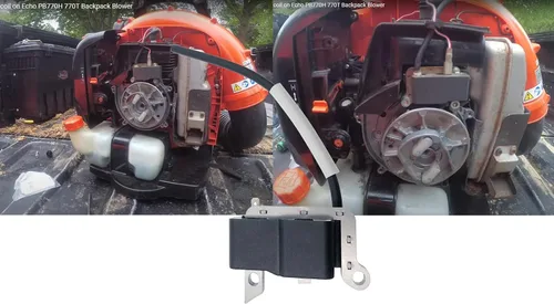 Vista 3 de Bobinas de encendido C11454 A411000490 para motores de soplador Echo Shindaiwa PB-770H, PB-770T, PB-760LNH, reemplaza el módulo de bobina de OPPAMA