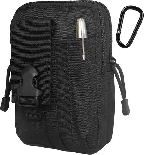Vista 7 de PHILEX - Bolsa táctica Molle EDC Utility Gadget al aire libre para hombres con cinturón de teléfono clip funda