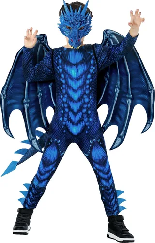 Vista 5 de Morph Dragon Costume For Kids, Dragon Wing Costumes For Boys, Halloween Costumes Kids, Boys Halloween Costume