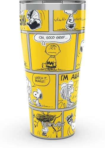 Vista 12 de Tervis Peanuts™ - Vaso aislado 70th Comic Strip de 16 onzas, transparente