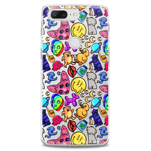 Vista 11 de Funda de repuesto de TPU para OnePlus 10 9 Pro 8T 7T 6T N10 200 5G 5T 7 Pro Nord 2 silicona Alien Trippy Slim Fit Linda ligera Crazy Teen Cool Clear
