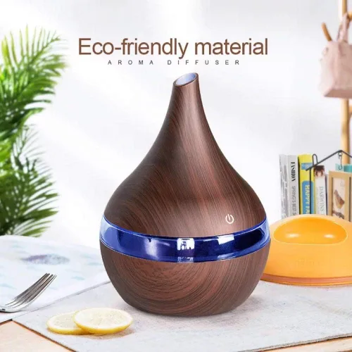 Vista 5 de New Excellence Home Humidificador USB de 10.1 fl oz, interruptor táctil, difusor interior con 7 luces LED, adecuado para sala de estar, dormitorio