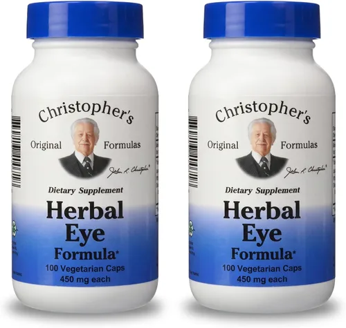 Vista 9 de Christopher's Original Formulas Herbal Eye Formula - Vitaminas para el cuidado de la vista - Suplemento natural de apoyo para los ojos con hierbas