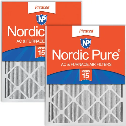 Vista 30 de Nordic Pure 16x20x4 (15_1/2 x 19_1/2 x 3_5/8) Filtro de aire plisado MERV 7, 1 unidad