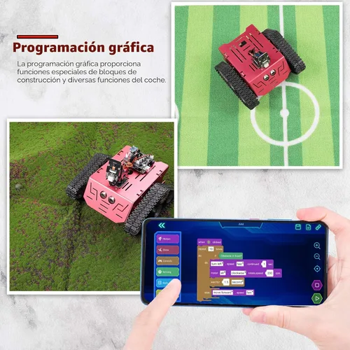 Vista 4 de ELEGOO Kit de Tanque Robot Conqueror con UNO R3 para Arduino Robótica para Niños de Edades 8-12 y 12-16 Kits de Ciencias STEM Robots de Codificación