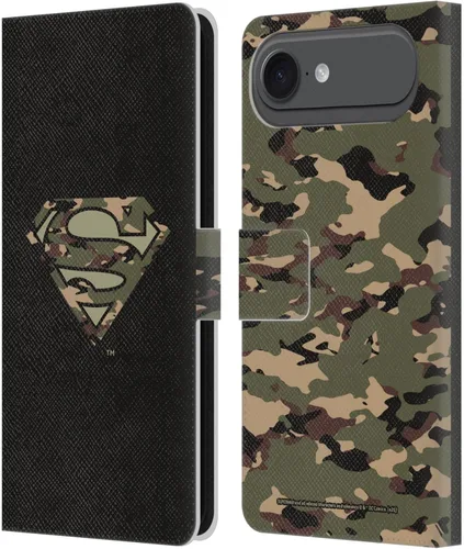 Vista 16 de Head Case Designs Funda de piel con licencia oficial de Superman DC Comics con logotipos negros y rojos compatible con Apple iPhone 11