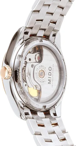 Vista 4 de Mido Watch Reloj de madre perla Belluna Lady Automatic Mido Caliber 80 base ETA C07611 para mujer Nácar