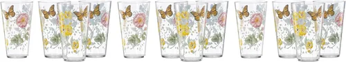 Vista 13 de LENOX Butterfly Meadow: Bandeja de melamina para servir con mango, 1.82 libras, multicolor.