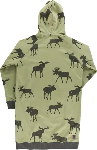 Vista 100 de Lazy One Sudadera con capucha de gran tamaño, ropa de dormir cómoda, vestido de suéter para mujer