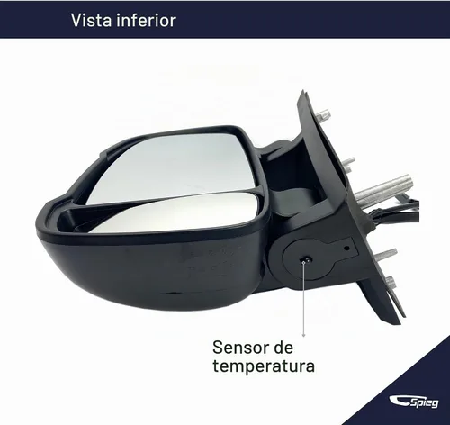Vista 5 de Spieg 2014-2019 Ram Promaster 1500 2500 3500 Espejo Lateral del Conductor Reemplazo Conjunto de Espejo Retrovisor Lateral Izquierdo Plegable