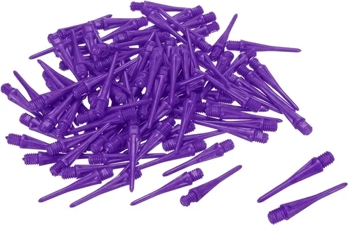 Vista 8 de PATIKIL Puntas de dardo de plástico 2BA hilo suave puntas de dardo de repuesto de punta de plástico de punta suave Accesorios de dardo Negro