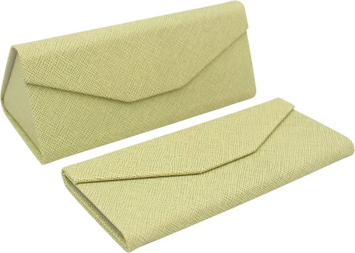 Vista 72 de Real Sic Funda para lentes de sol para hombres y mujeres, soporte magnético plegable para lentes de sol, inspirado en el color sólido